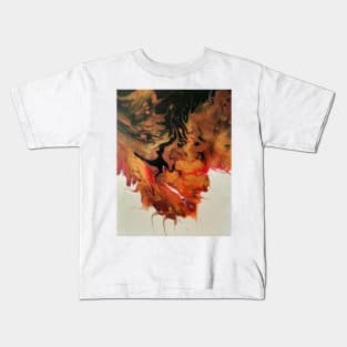 "Immersive" acrylic fluid art Kids T-Shirt